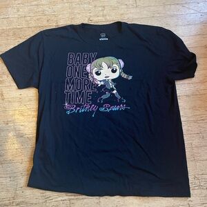 Funko Pop Brittney Spears Baby one more time large Tee shirt